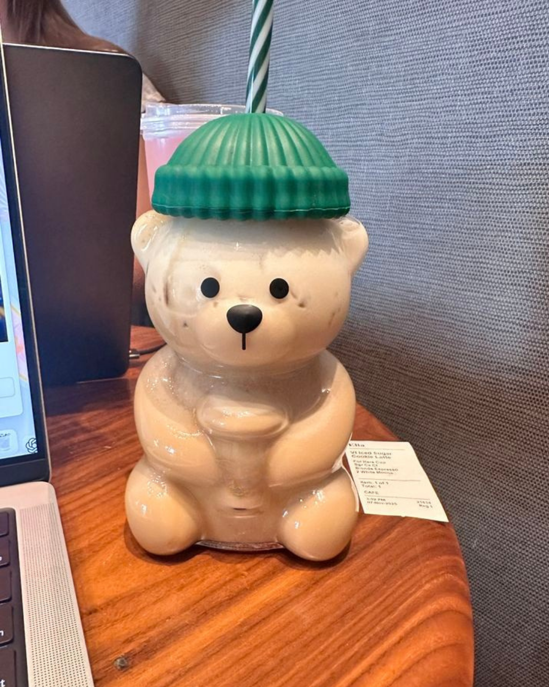 Cute Bear Pipetli Bardakj