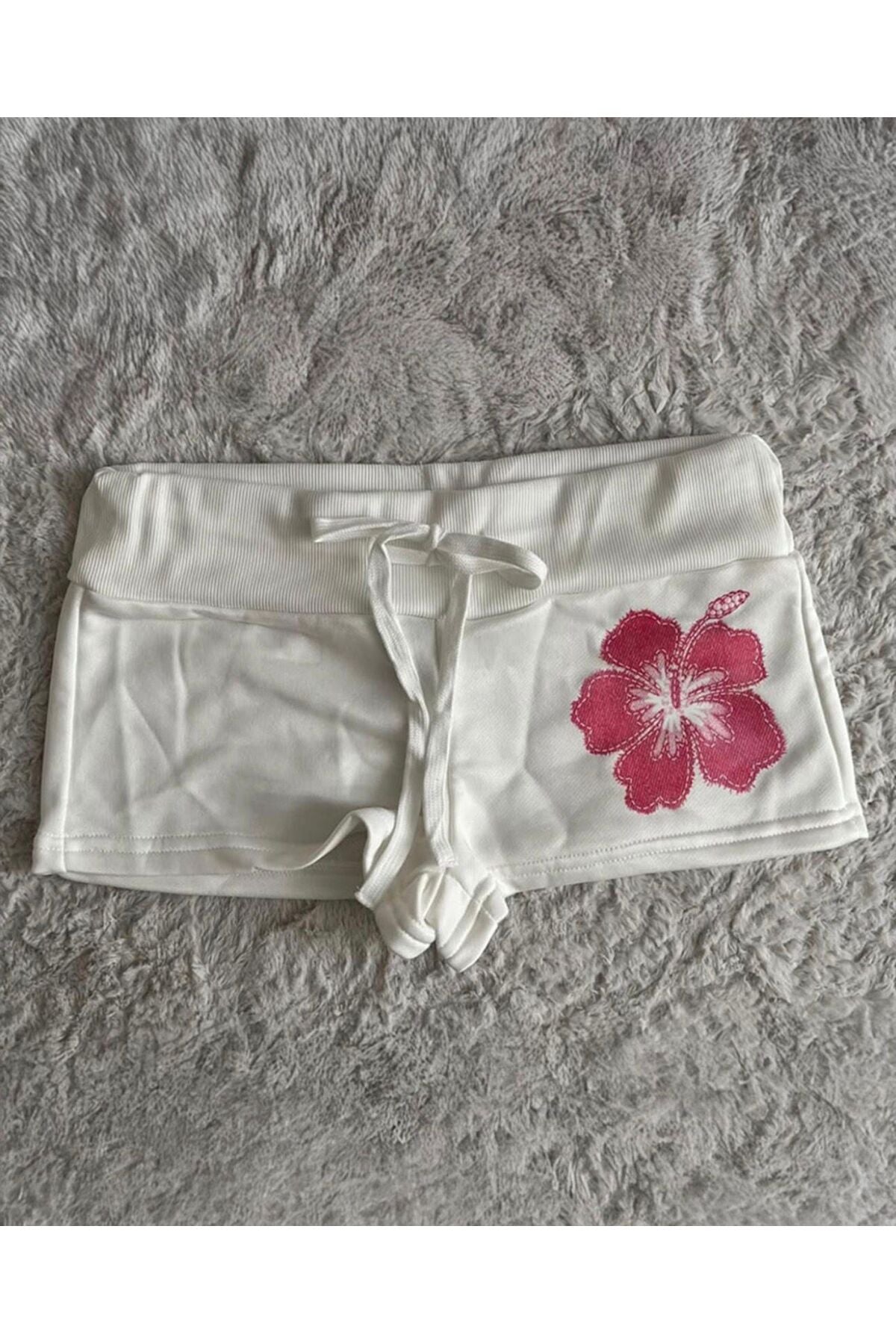 Sakura Flower Mini Şort