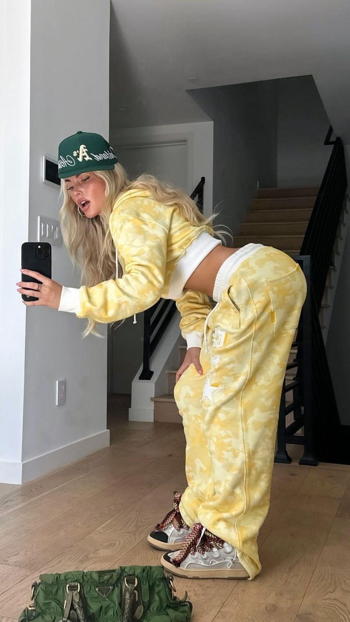 Kamuflaj Baggy Alt Üst Eşofman Takımı ( 3 İplik Şardonlu)