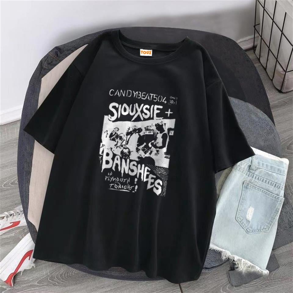 Siouxsie Banshees Siyah Unisex Oversize T-shirt