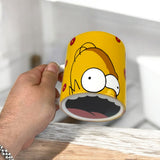 The Simpsons Full Baskılı Porselen Kupa Bardak