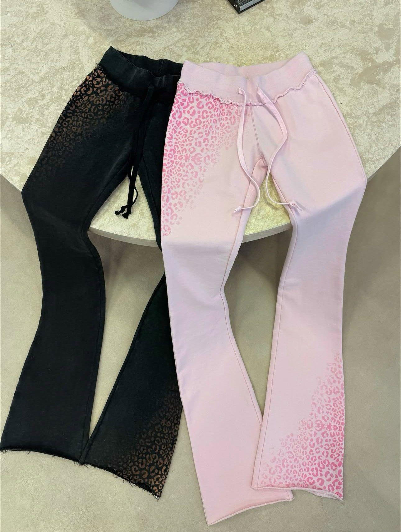 Leopar İspanyol Paça Tayt