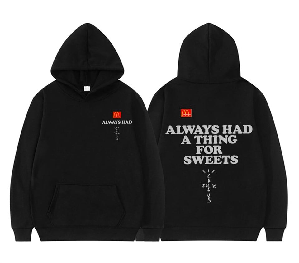 Sokak Tarzı M Always Had İçi Pamuklu Kapüşonlı Sweatshirt