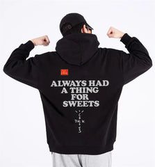 Sokak Tarzı M Always Had İçi Pamuklu Kapüşonlı Sweatshirt