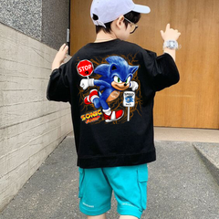 Sonic Kids Baskılı T-shirt