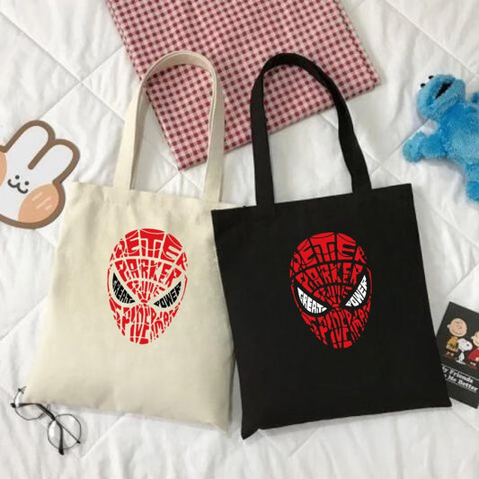 Spider Man Siyah Bez Çanta