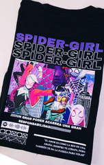 SpiderGirl Detail Oversize Unisex T-Shirt