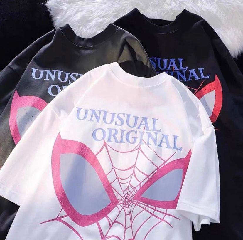 Spider Web Couple Baskılı T-shirt