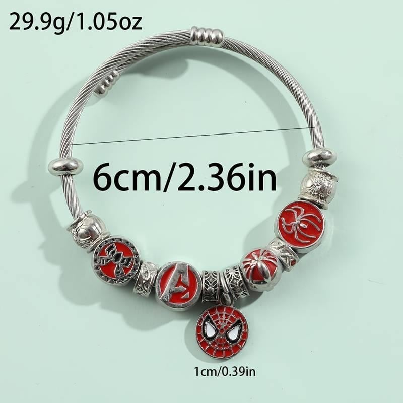 Spiderman Detaylı Charm Bileklik