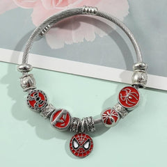 Spiderman Detaylı Charm Bileklik