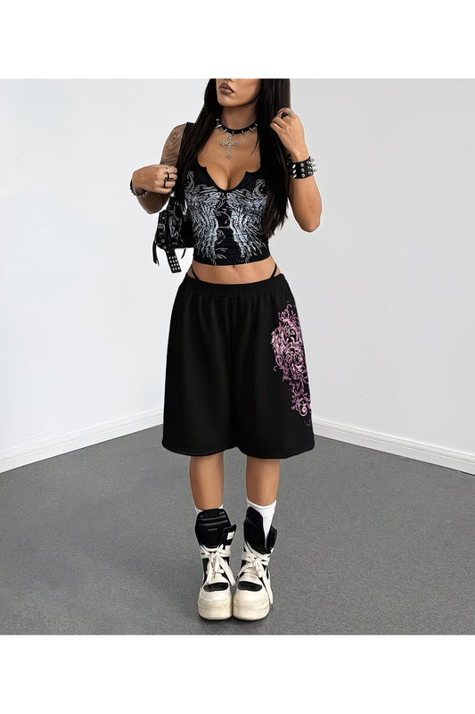 Stand Out Unisex Baggy Cepsiz Oversize Bermuda Şort