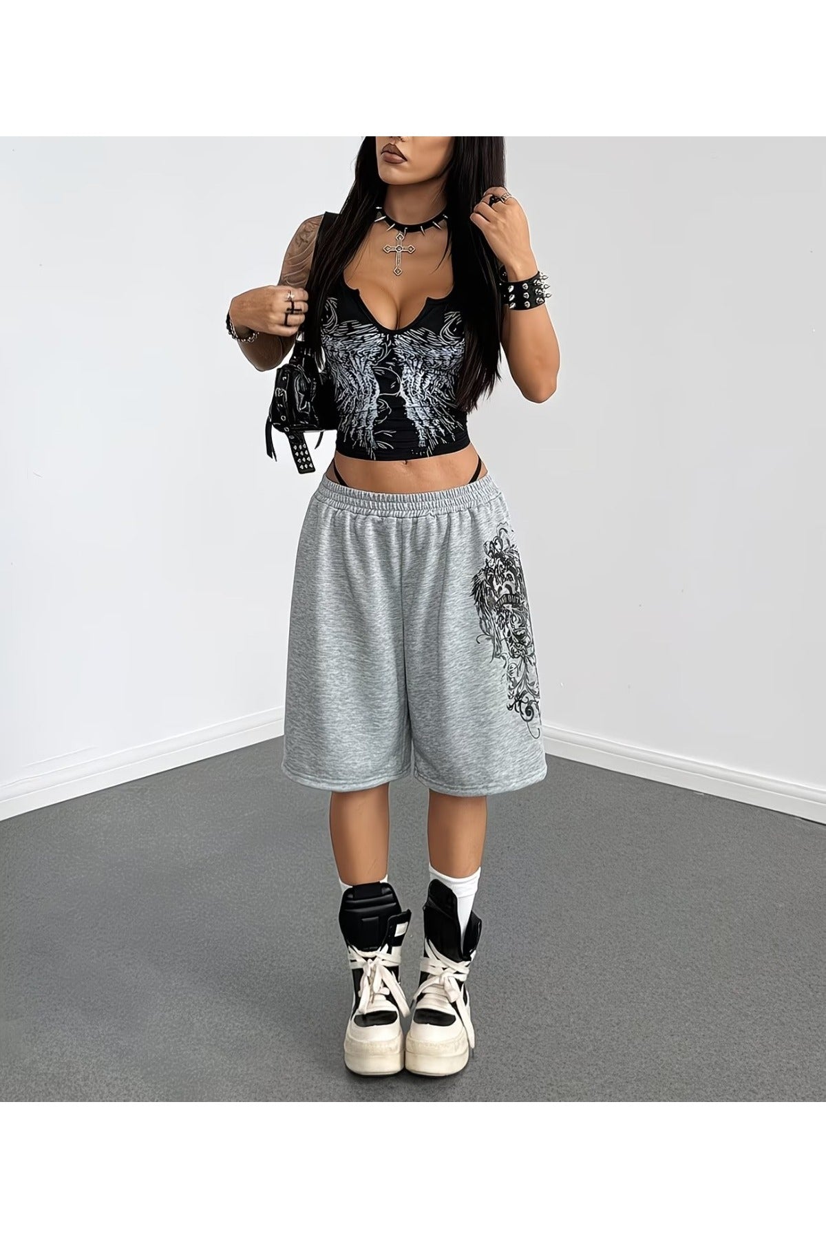 Stand Out Unisex Baggy Cepsiz Oversize Bermuda Şort