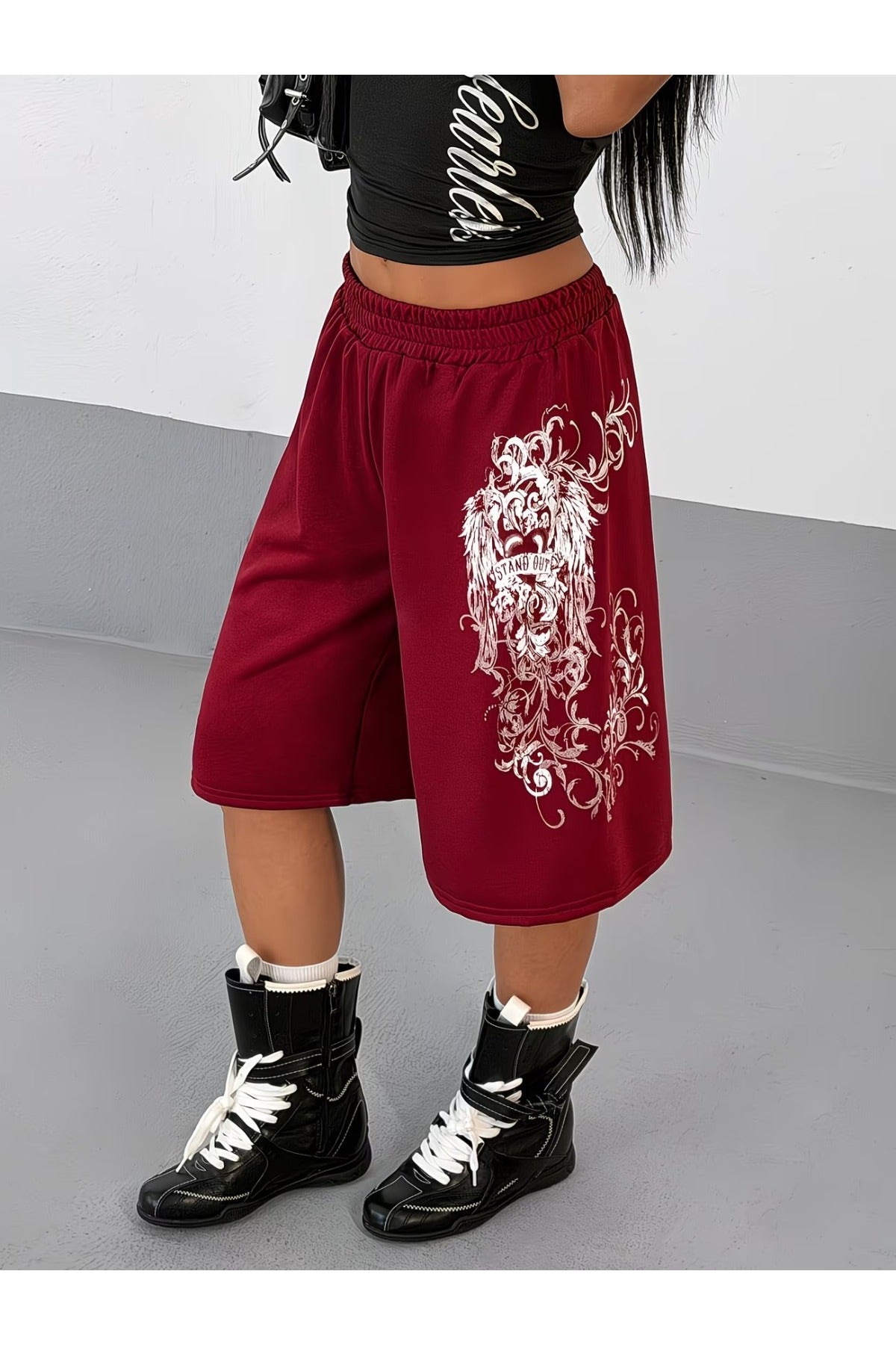 Stand Out Unisex Baggy Cepsiz Oversize Bermuda Şort