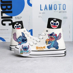 Stitch Baskılı Kanvas Ayakkabı