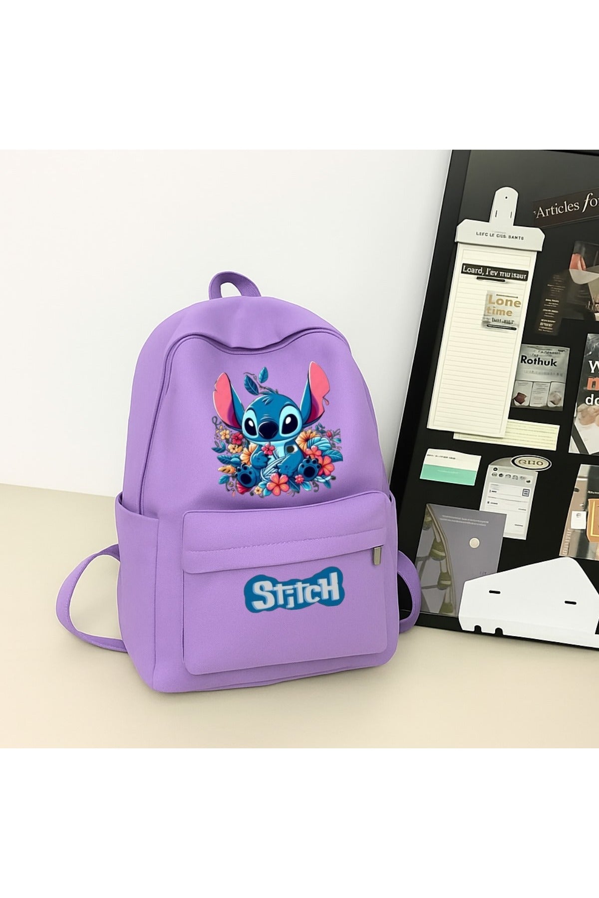 Stitch Baskılı Okul, Dershane, Kurs Sırt Çantası