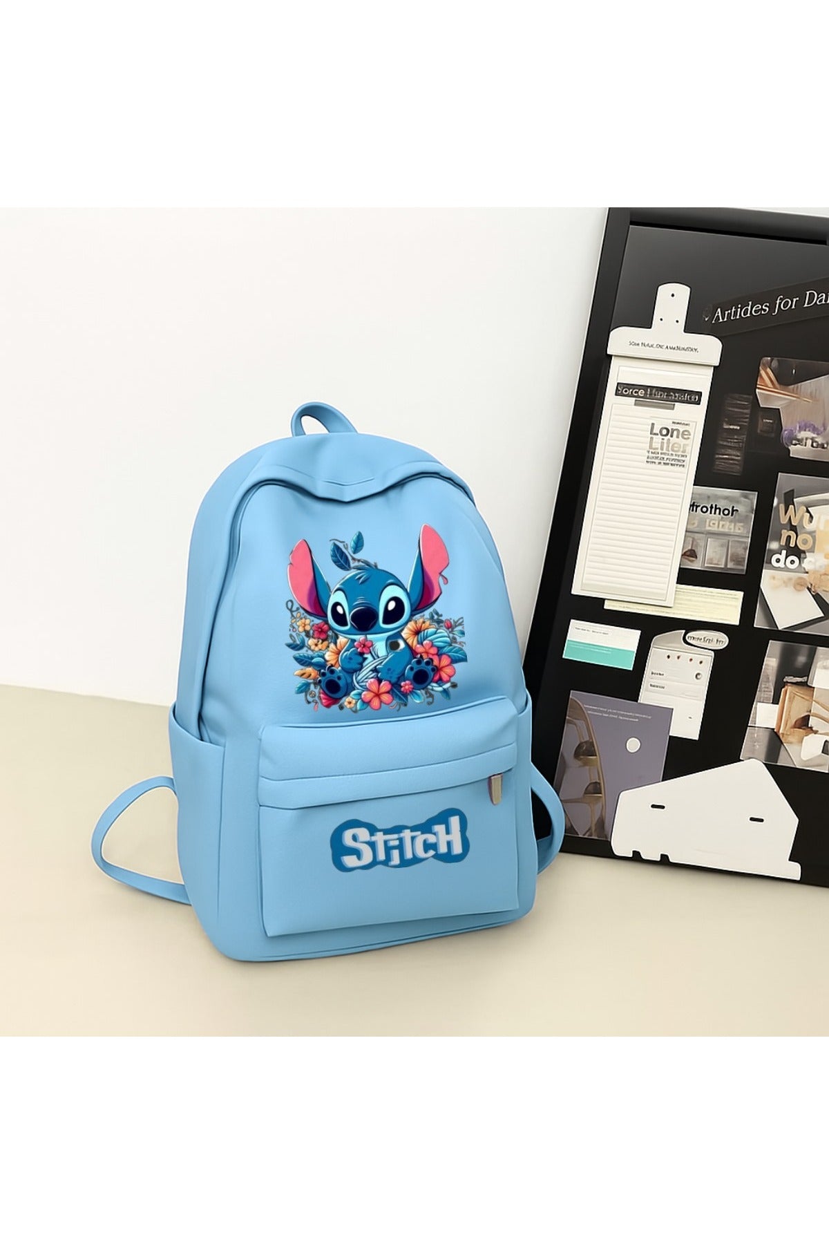 Stitch Baskılı Okul, Dershane, Kurs Sırt Çantası