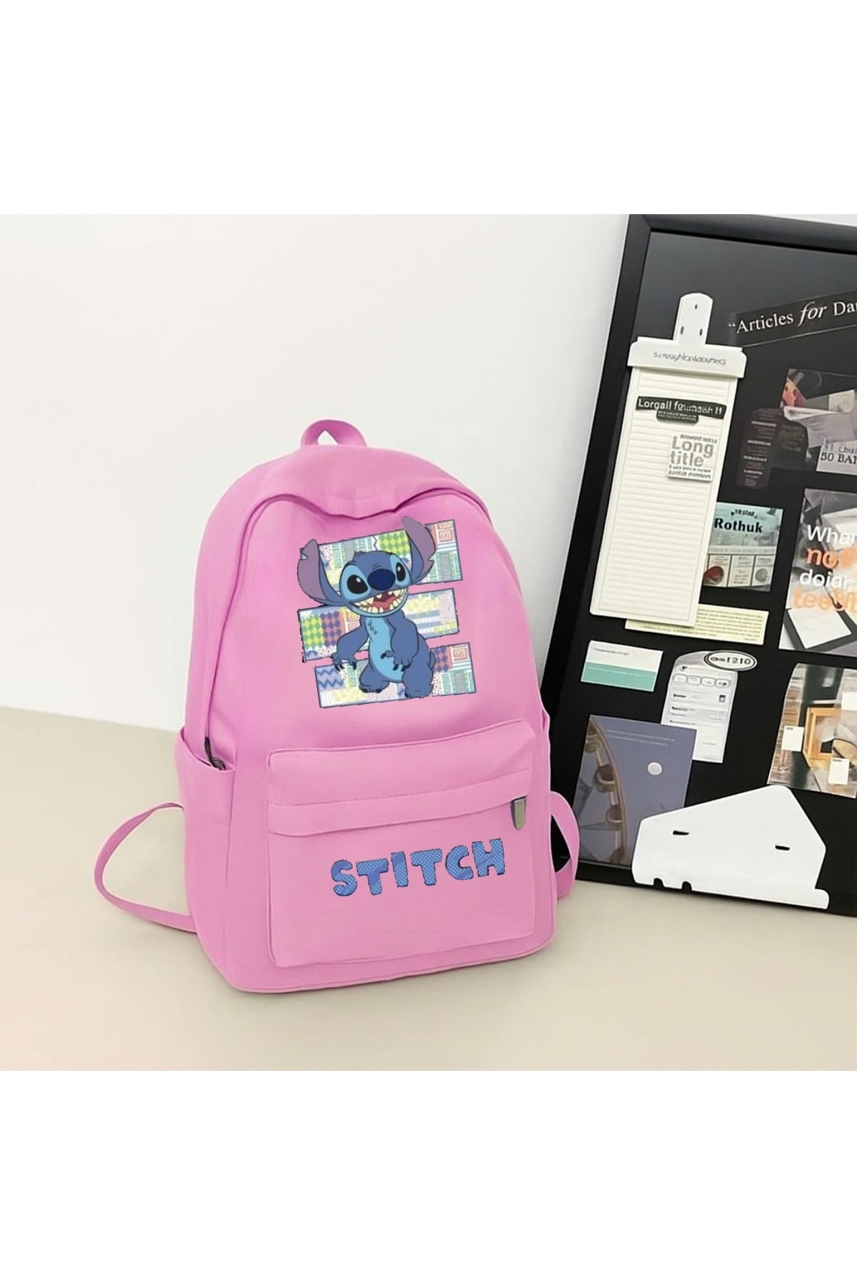 Stitch Baskılı Okul, Dershane, Kurs Sırt Çantası