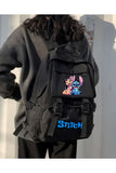 Stitch Baskılı Palaska Sırt Okul Çantası