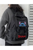 Stitch Baskılı Palaska Sırt Okul Çantası