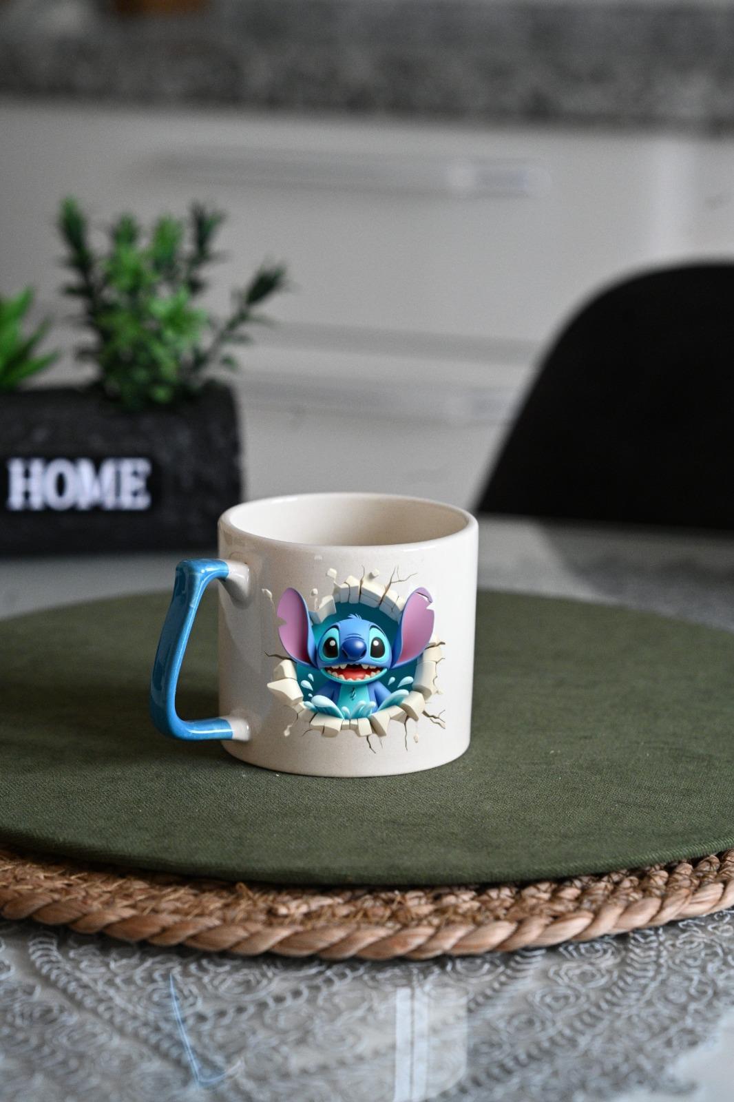 Stitch Beyaz Kupa