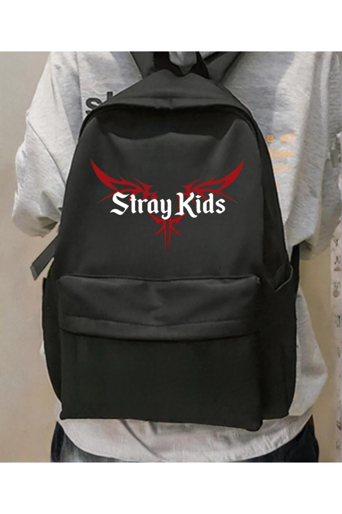 Stray Kids Baskılı Okul, Dershane, Kurs Sırt Çantası