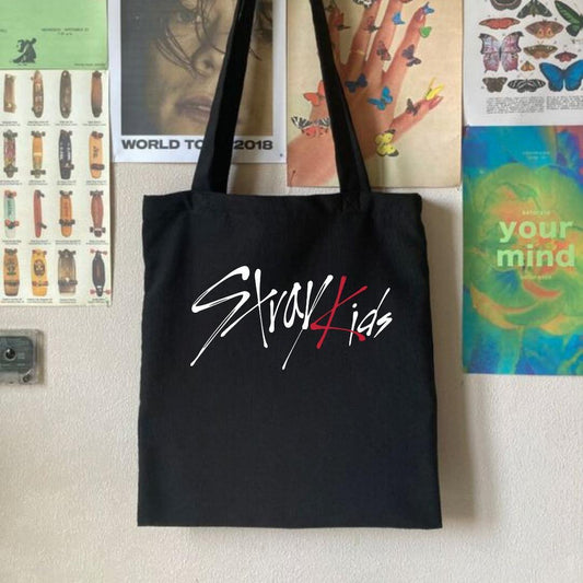 Stray Kids Siyah Bez Çanta