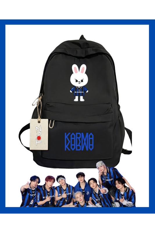 Stray Kids SKZ Karma Baskılı Okul, Dershane, Kurs Sırt Çantası