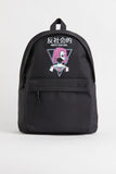 STREETBEAT WEAR  Antisocial Anime Girl Baskılı Unisex Sırt Çantası