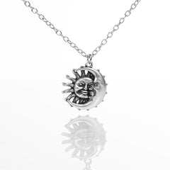 Sun and Moon Necklace Kolye