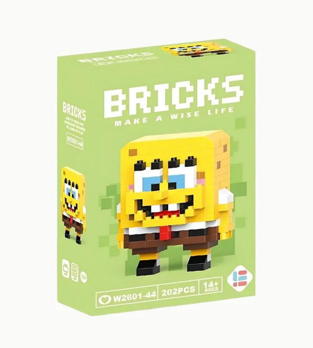 Sunger Bob Küçük Parçacık LEGO Masaüstü Dekorasyonu