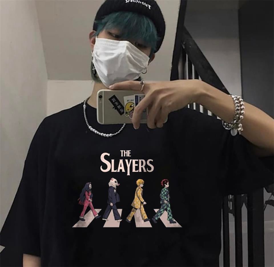 The Slayers Siyah Unisex Oversize T-shirt