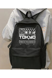 Tokyo Japonya Baskılı Unisex Okul Sırt Çantası