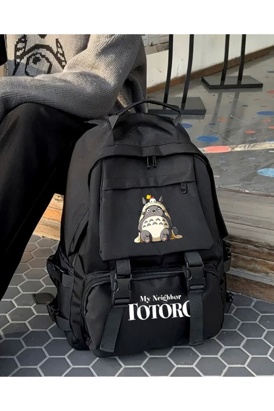 Totoro Baskılı Palaska Sırt Okul Çantası