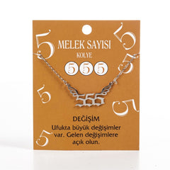 Touz Angel Number '555' Melek Numarası Kolye