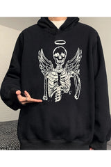 Touz Gothic Harajuku Skeleton Unisex Hoodie