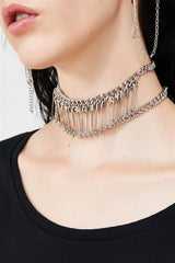 Venom Safety Pin Choker