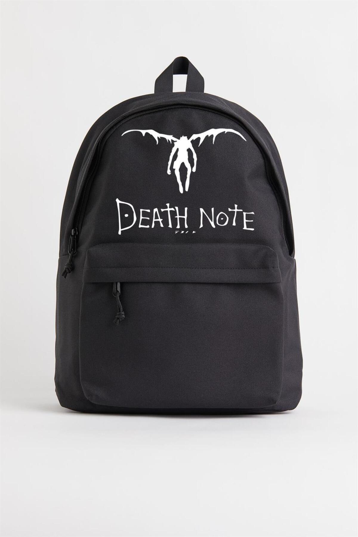 Very Kind  Death Note Winged L Baskılı Unisex Sırt Çantası