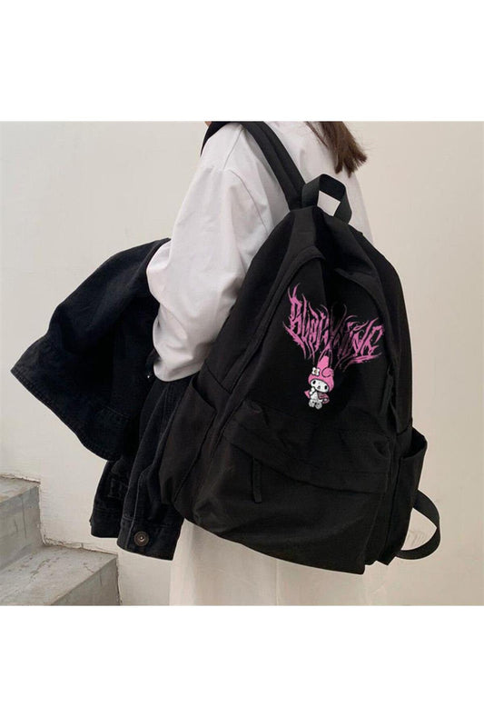 Very Kind  Melody Pink Baskılı Unisex Sırt Çantası