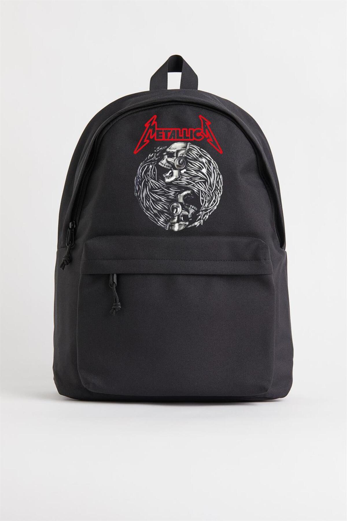 Very Kind  Metallica Baskılı Unisex Sırt Çantası