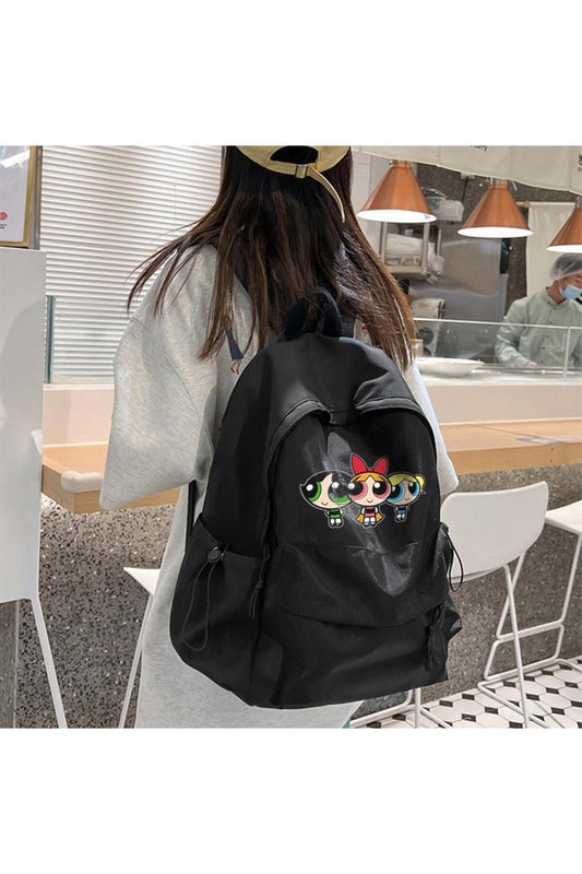 Very Kind  Powerpuff Girls Baskılı Unisex Sırt Çantası