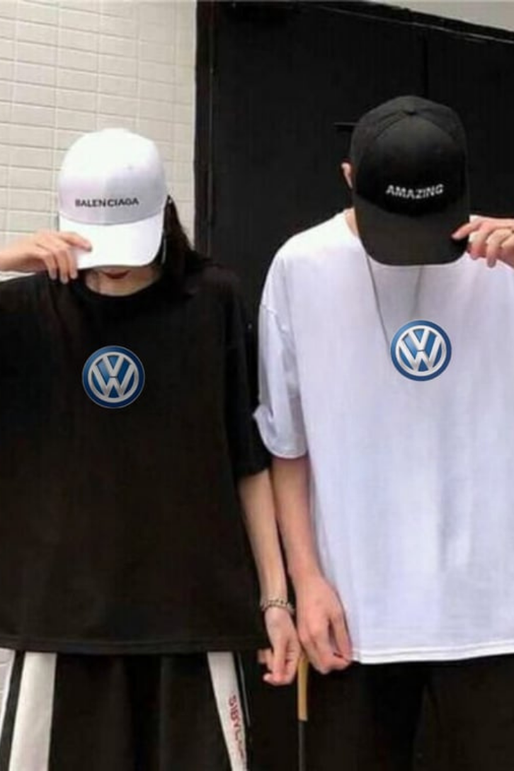 Volkswagen Beetle Retro Baskılı T-shirt