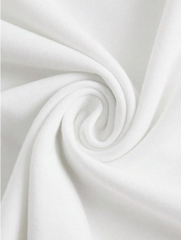 Y2k Eight Ball Beyaz Crop