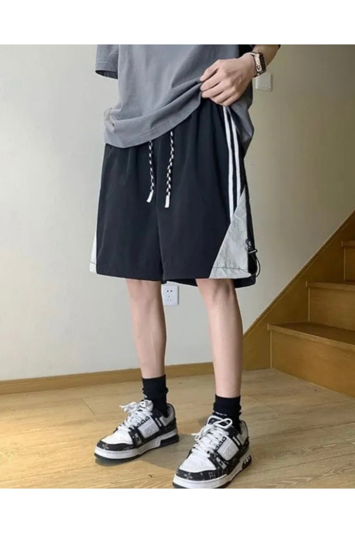 Y2k Harajuku Unisex Baggy Oversize Bermuda Şort