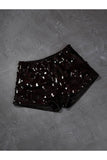 Y2K Retro Sequin Pul Sim Detaylı Şort
