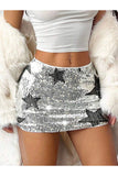 Y2K Retro Sequin Pul Sim Detaylı Şort