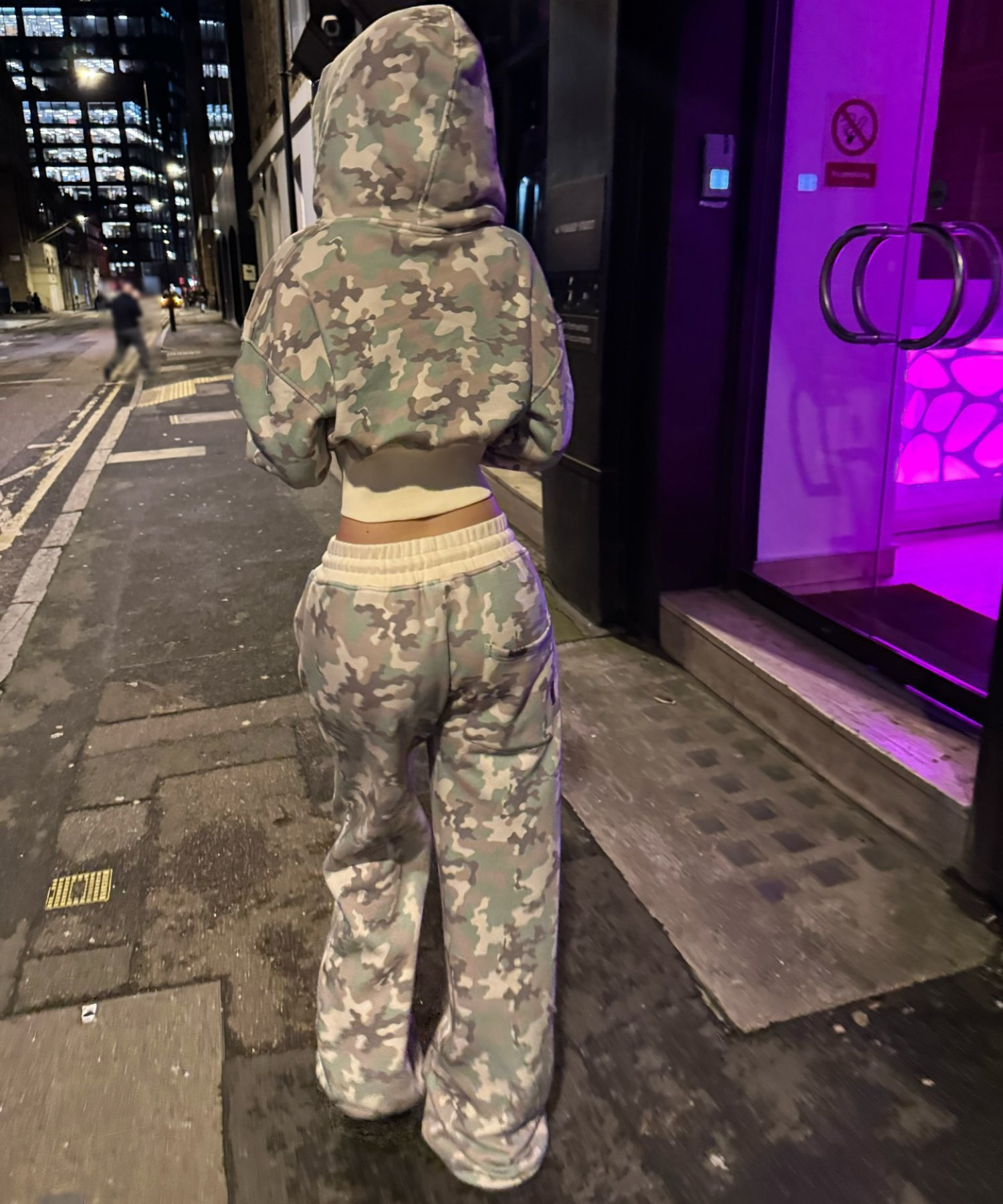 Kamuflaj Baggy Alt Üst Eşofman Takımı ( 3 İplik Şardonlu)