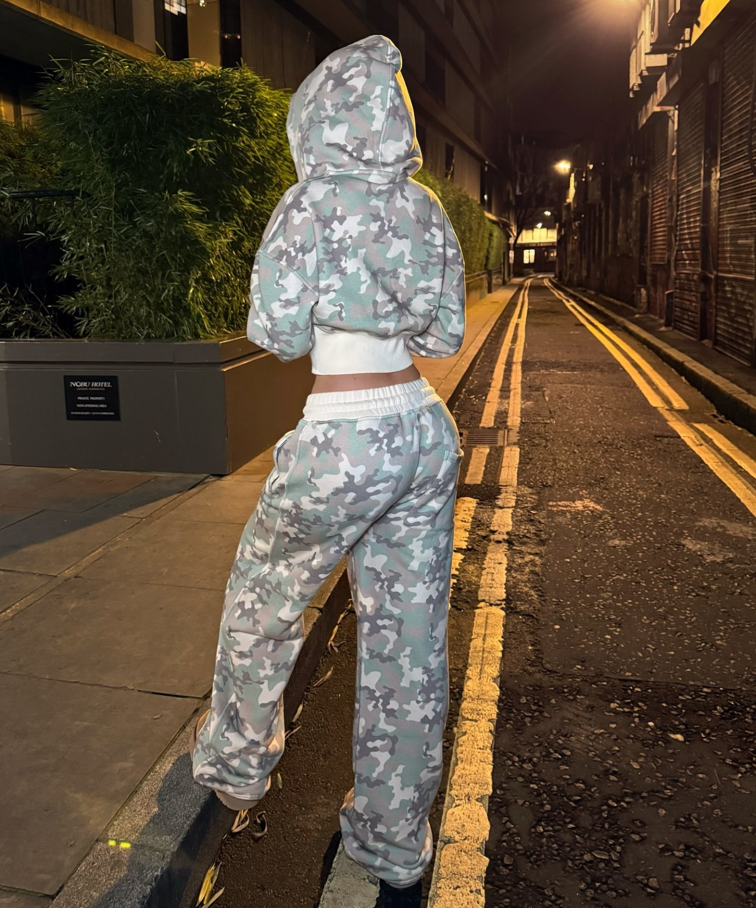 Kamuflaj Baggy Alt Üst Eşofman Takımı ( 3 İplik Şardonlu)