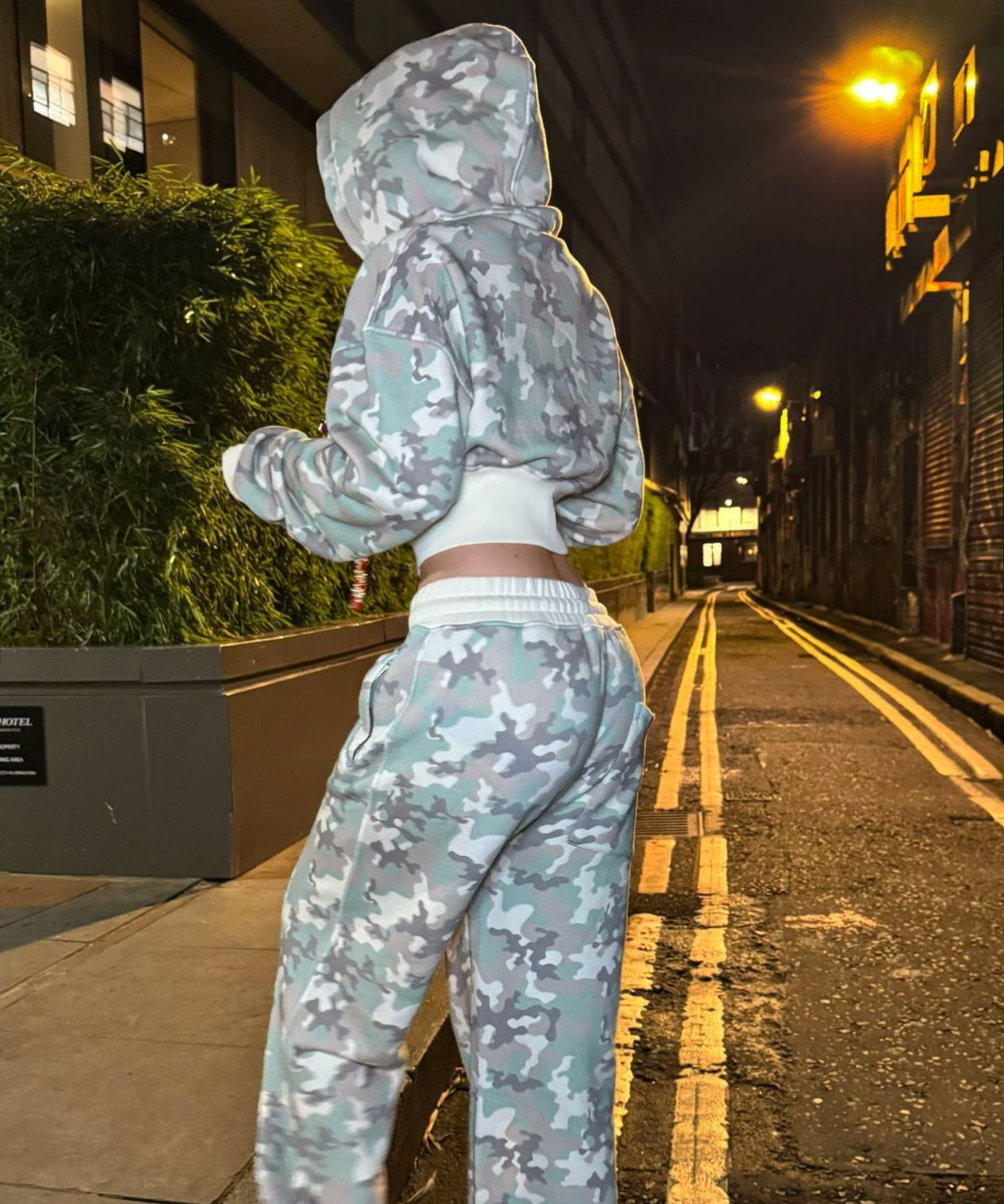 Kamuflaj Baggy Alt Üst Eşofman Takımı ( 3 İplik Şardonlu)