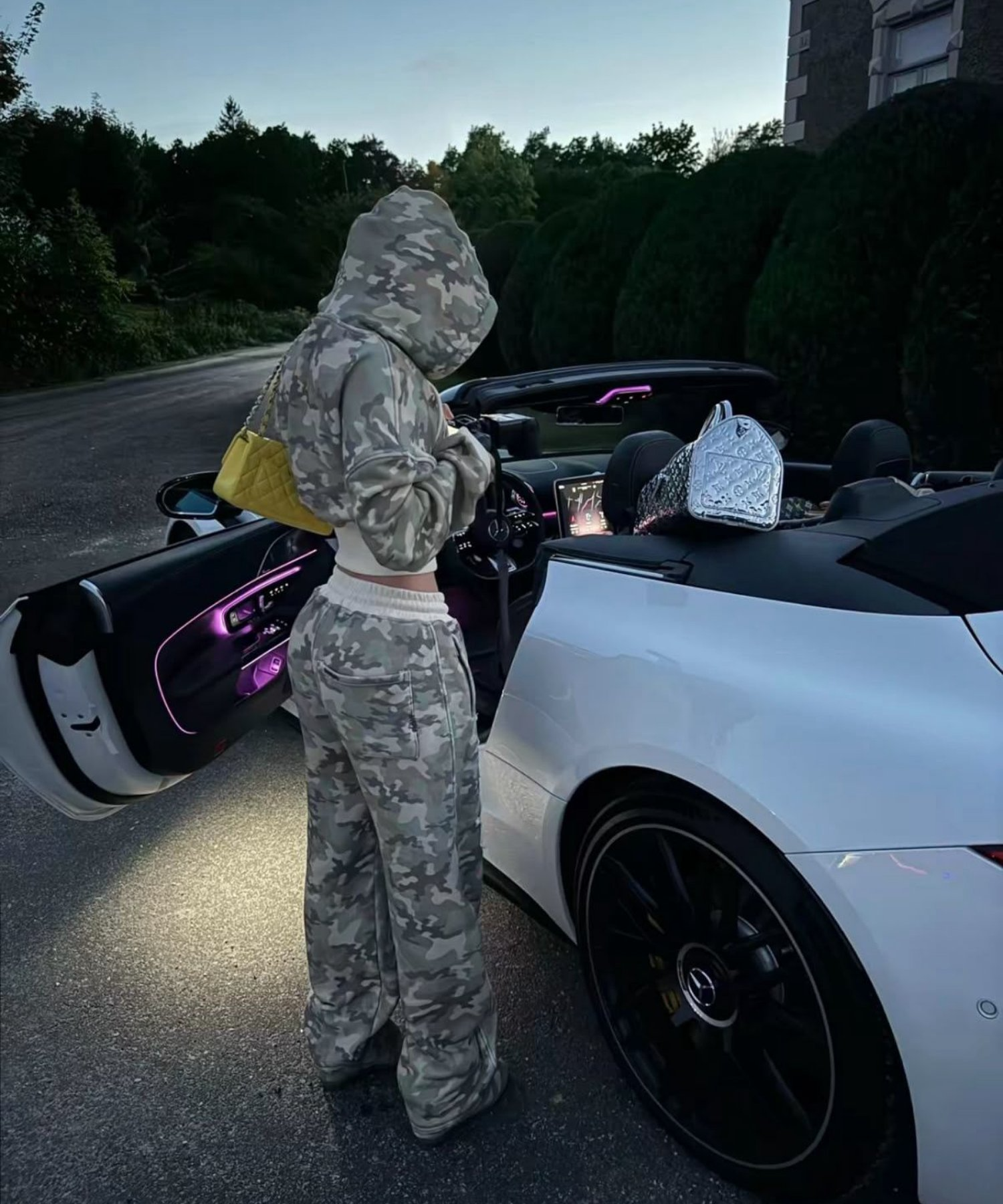 Kamuflaj Baggy Alt Üst Eşofman Takımı ( 3 İplik Şardonlu)