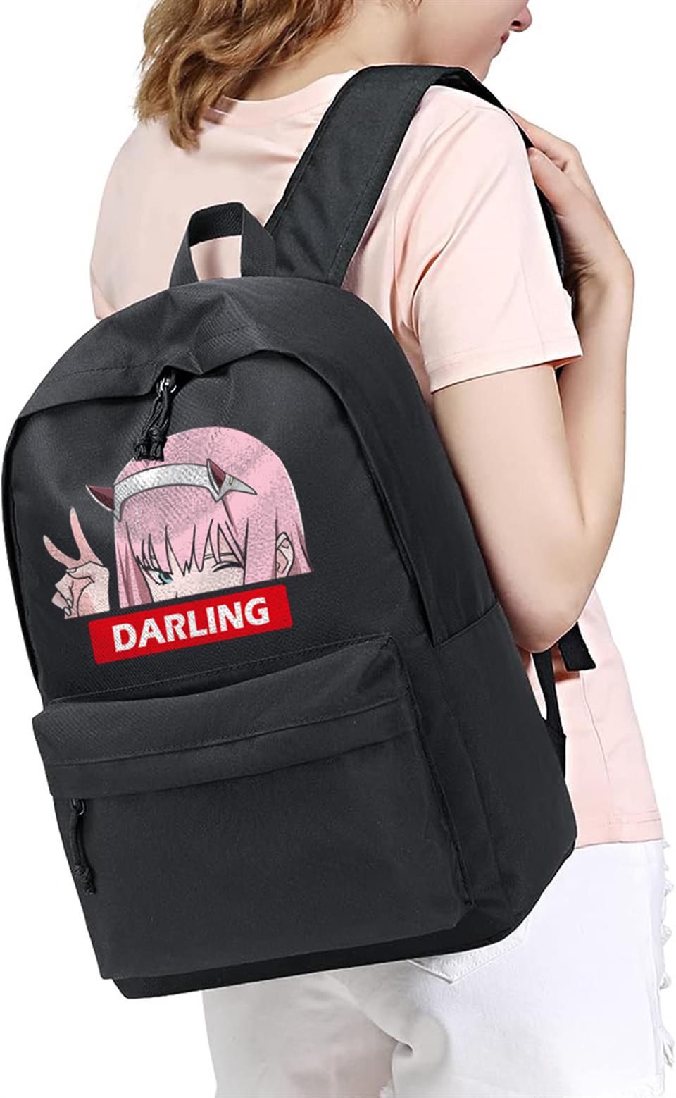 Zero Two Darling Baskılı Unisex Sırt Çantası